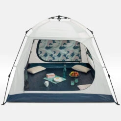 Quechua Abri De Camping 4 Places - Base Easy Fresh - Polyvalent, Instantané à Arceaux -Quechua Promos Magasin abri de camping 4 places base easy fresh polyvalent instantane a arceaux 2
