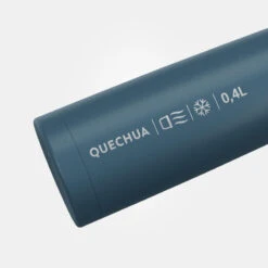 Quechua Bouteille Isotherme Inox 0,4L Avec Gobelet Pour La Randonnée - Bleu -Quechua Promos Magasin bouteille isotherme inox 04l avec gobelet pour la randonnee bleu 2