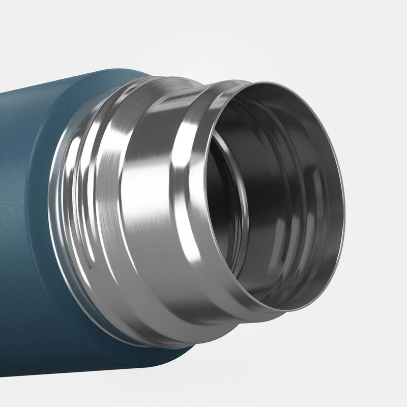 Quechua Bouteille Isotherme Inox 0,7L Avec Gobelet Pour La Randonnée - Bleu 7 Quechua Bouteille Isotherme Inox 0,7L Avec Gobelet Pour La Randonnée - Bleu – Image 7