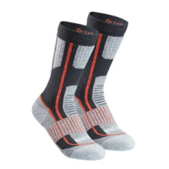 Quechua Chaussettes Chaudes De Randonnée - SH500 MOUNTAIN MID - Enfant X2 Paires -Quechua Promos Magasin chaussettes chaudes de randonnee sh500 mountain mid enfant x2 paires 2