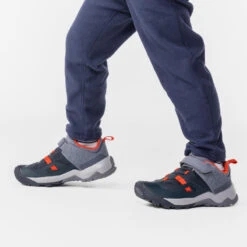 Quechua Chaussures De Randonnée Enfant à Scratch Crossrock Grise Rouge Du 24 AU 34 -Quechua Promos Magasin chaussures de randonnee enfant a scratch crossrock grise rouge du 24 au 34 7