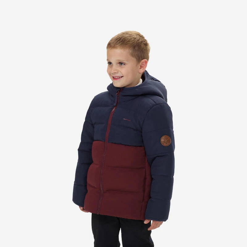 Quechua Doudoune De Randonnée Bleue Et Bordeaux - Enfant 2-6 Ans 1 Quechua Doudoune De Randonnée Bleue Et Bordeaux - Enfant 2-6 Ans