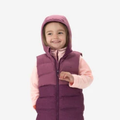 Quechua Doudoune Sans Manches De Randonnée Violette - Enfant 2-6 Ans