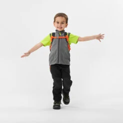 Quechua Gilet Polaire Sans Manche De Randonnée - MH150 Gris - Enfant 2 - 6 Ans -Quechua Promos Magasin gilet polaire sans manche de randonnee mh150 gris enfant 2 6 ans 2