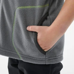 Quechua Gilet Polaire Sans Manche De Randonnée - MH150 Gris - Enfant 2 - 6 Ans -Quechua Promos Magasin gilet polaire sans manche de randonnee mh150 gris enfant 2 6 ans 4