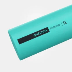 Quechua Gourde Alu 1L Avec Bouchon à Ouverture Rapide Pour La Randonnée - Vert -Quechua Promos Magasin gourde alu 1l avec bouchon a ouverture rapide pour la randonnee vert 2