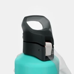 Quechua Gourde Alu 1L Avec Bouchon à Ouverture Rapide Pour La Randonnée - Vert -Quechua Promos Magasin gourde alu 1l avec bouchon a ouverture rapide pour la randonnee vert 4