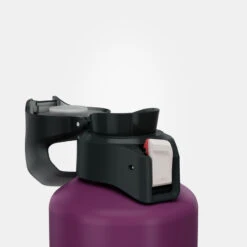 Quechua Gourde Alu 1L Avec Bouchon à Ouverture Rapide Pour La Randonnée - Violet -Quechua Promos Magasin gourde alu 1l avec bouchon a ouverture rapide pour la randonnee violet 6