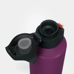 Quechua Gourde Alu 1L Avec Bouchon à Ouverture Rapide Pour La Randonnée - Violet -Quechua Promos Magasin gourde alu 1l avec bouchon a ouverture rapide pour la randonnee violet 7