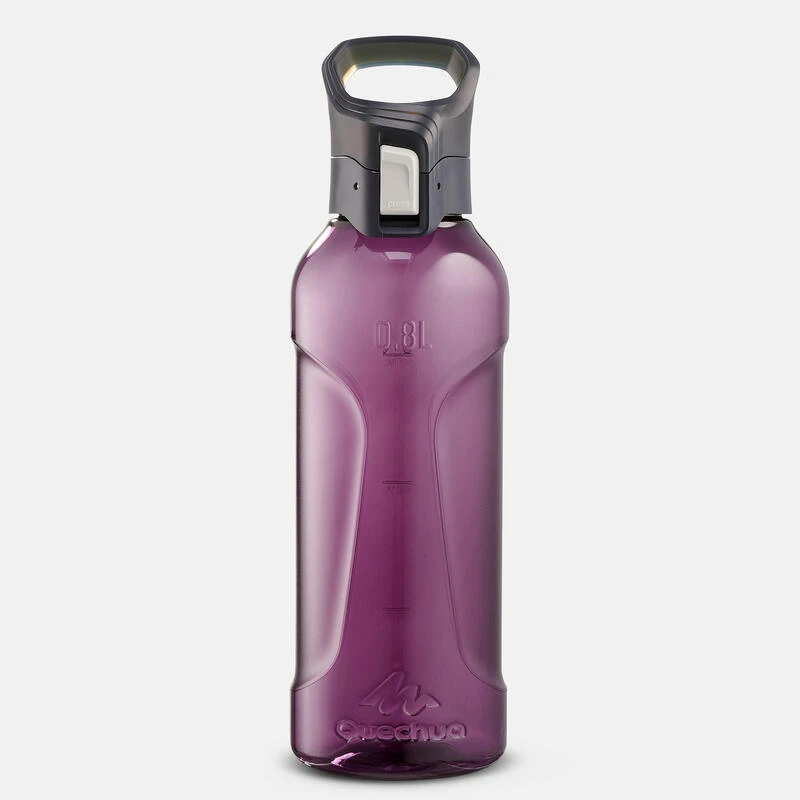 Quechua Gourde Ecozen® 0,8L Avec Bouchon Ouverture Rapide Pour La Randonnée - Violet 2 Quechua Gourde Ecozen® 0,8L Avec Bouchon Ouverture Rapide Pour La Randonnée - Violet – Image 2