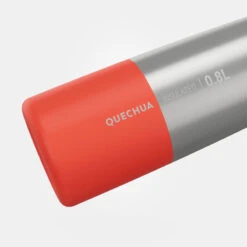 Quechua Gourde Isotherme Inox 0,8L Bouchon à Ouverture Rapide Pour La Randonnée - Rouge -Quechua Promos Magasin gourde isotherme inox 08l bouchon a ouverture rapide pour la randonnee rouge 2