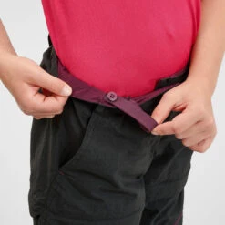Quechua Pantalon De Randonnée Modulable - MH500 Noir Enfant 7-15 Ans -Quechua Promos Magasin pantalon de randonnee modulable mh500 noir enfant 7 15 ans 9