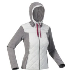 Quechua Sweat à Capuche De Randonnée - NH100 Hybrid - Femme -Quechua Promos Magasin sweat a capuche de randonnee nh100 hybrid femme 4