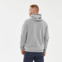 Quechua Sweat à Capuche De Randonnée - NH150 1/2 Zip Homme -Quechua Promos Magasin sweat a capuche de randonnee nh150 12 zip homme 3