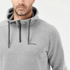 Quechua Sweat à Capuche De Randonnée - NH150 1/2 Zip Homme -Quechua Promos Magasin sweat a capuche de randonnee nh150 12 zip homme 4