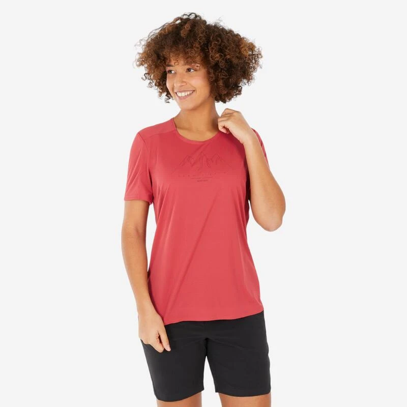 Quechua T-shirt De Randonnée Manches Courtes - MH500 - Femme 1 Quechua T-shirt De Randonnée Manches Courtes - MH500 - Femme