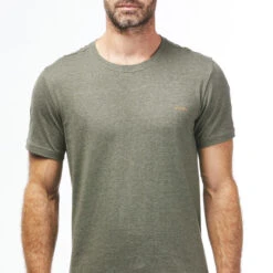 Quechua T-shirt NH500 Fresh Rec Khaki Men -Quechua Promos Magasin t shirt nh500 fresh rec khaki men 2
