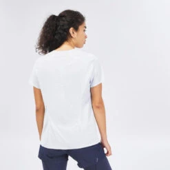 Quechua Tee Shirt Ultra Léger De Randonnée Rapide FH 500 Femme Ice. -Quechua Promos Magasin tee shirt ultra leger de randonnee rapide fh 500 femme ice 2