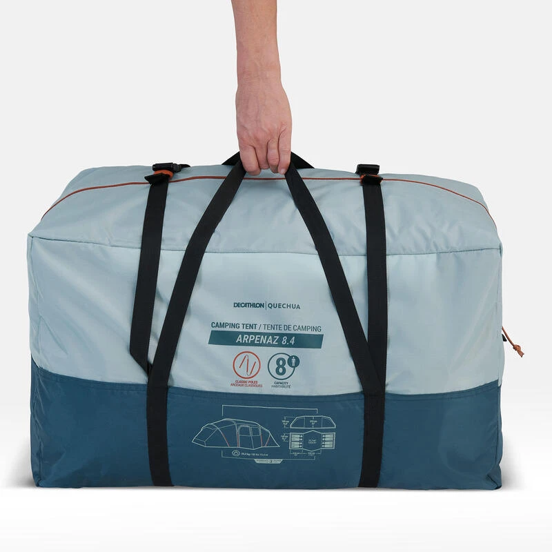 Quechua Tente à Arceaux De Camping - Arpenaz 8.4 - 8 Personnes - 4 Chambres 4 Quechua Tente à Arceaux De Camping - Arpenaz 8.4 - 8 Personnes - 4 Chambres – Image 4