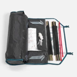 Quechua Tente De Camping - MH100 - 3 Places - Fresh & Black -Quechua Promos Magasin tente de camping mh100 3 places fresh and black 3