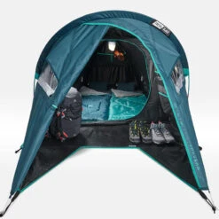 Quechua Tente De Camping - MH100 XL - 2 Places - Fresh & Black -Quechua Promos Magasin tente de camping mh100 xl 2 places fresh and black 4