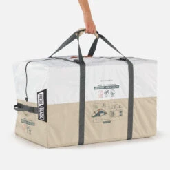 Quechua Tente Gonflable De Camping - Air Seconds 8.4 F&B - 8 Places - 4 Chambres -Quechua Promos Magasin tente gonflable de camping air seconds 84 f and b 8 places 4 chambres 4