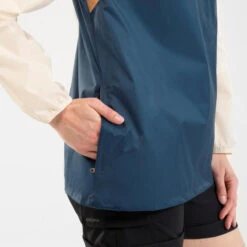 Quechua Veste Coupe Vente Et Déperlante De Randonnée - Raincut 1/2 Zip - Femme -Quechua Promos Magasin veste coupe vente et deperlante de randonnee raincut 12 zip femme 6