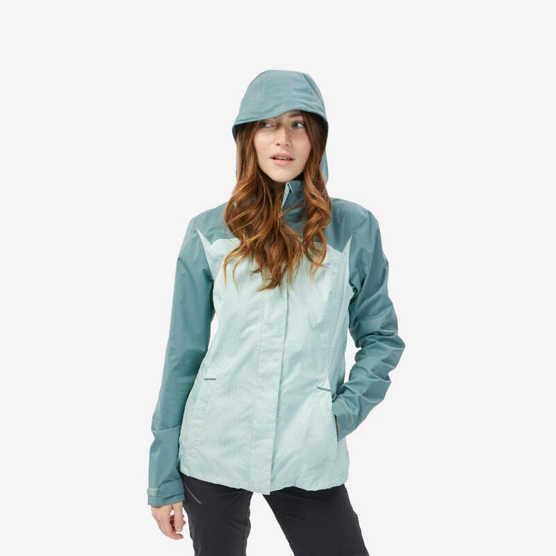 Quechua Veste Imperméable De Randonnée Montagne - MH100 - Femme 1 Quechua Veste Imperméable De Randonnée Montagne - MH100 - Femme