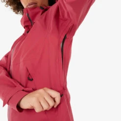 Quechua Veste Imperméable De Randonnée Montagne - MH500 - Femme - Framboise -Quechua Promos Magasin veste impermeable de randonnee montagne mh500 femme framboise 7