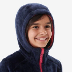 Quechua Veste Polaire Chaude De Randonnée - MH500 Bleue Marine - Enfant 7-15 Ans -Quechua Promos Magasin veste polaire chaude de randonnee mh500 bleue marine enfant 7 15 ans 5