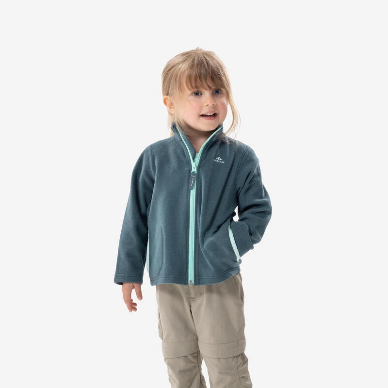 Quechua Veste Polaire De Randonnée - MH150 Grise - Enfant 2-6 Ans 1 Quechua Veste Polaire De Randonnée - MH150 Grise - Enfant 2-6 Ans